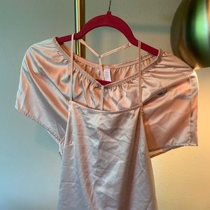 Silky Pink Pajama Set